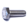 Midwest Fastener 1/4"-28 Hex Head Cap Screw, 18-8 Stainless Steel, 3/4 in L, 50 PK 50533